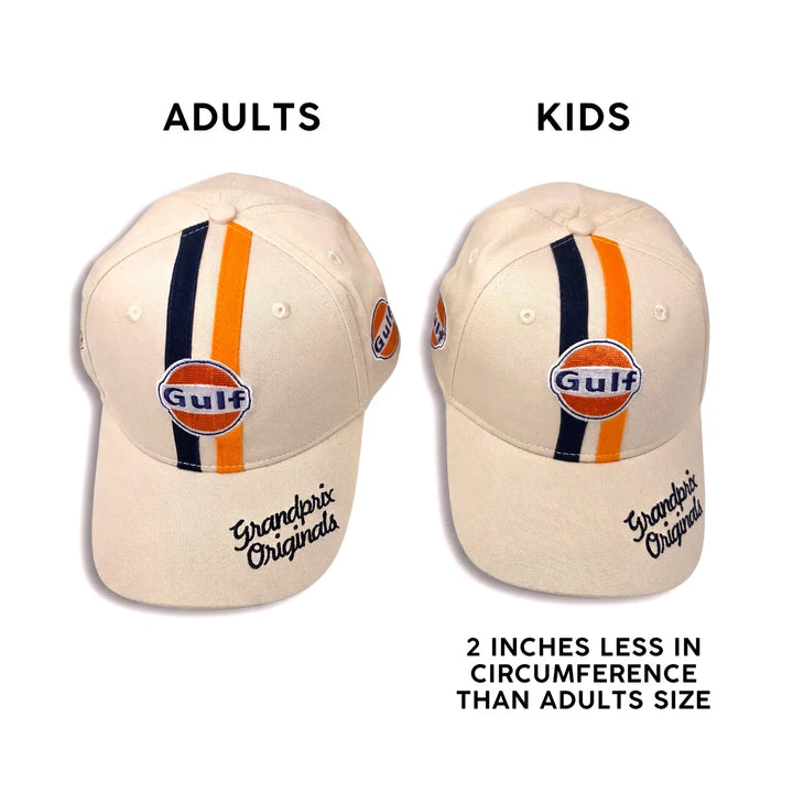 Kids Gulf 1970 Baseball Cap / Hat in Beige