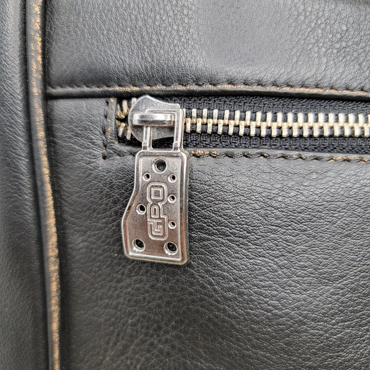 Vintage Leather Silverstone Messenger Bag