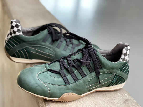 Women's Racing Sneaker in Brexit Green