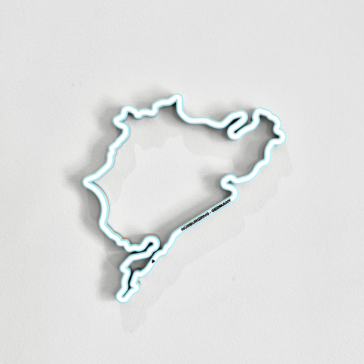 Track Maps - set of 5 in Gulf Blue