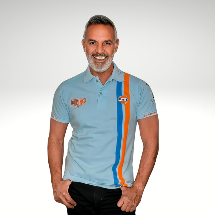 Gulf Roadmaster Polo in Gulf Blue