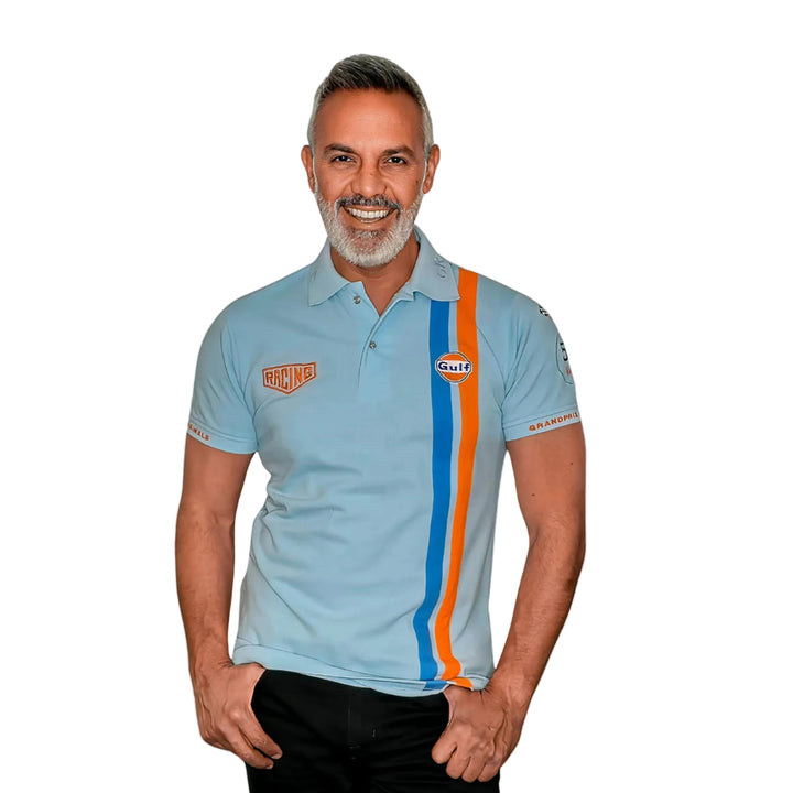 Gulf Roadmaster Polo in Gulf Blue