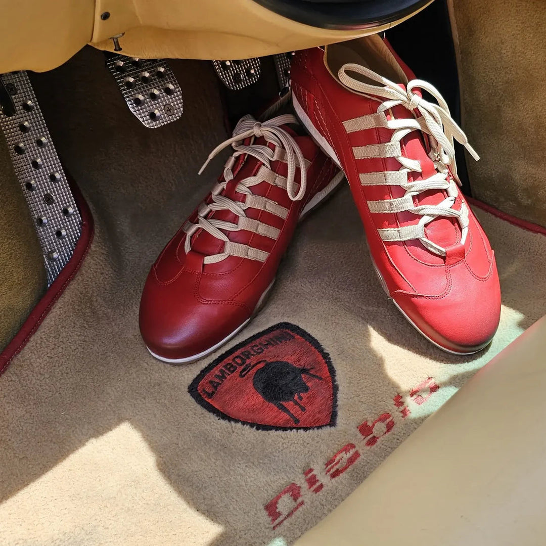 Women's Racing Sneaker in Corsa Rosso