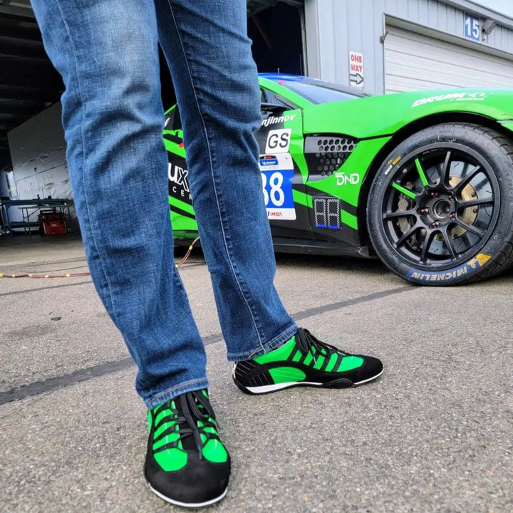 Men's Racing Sneaker in Green Hell