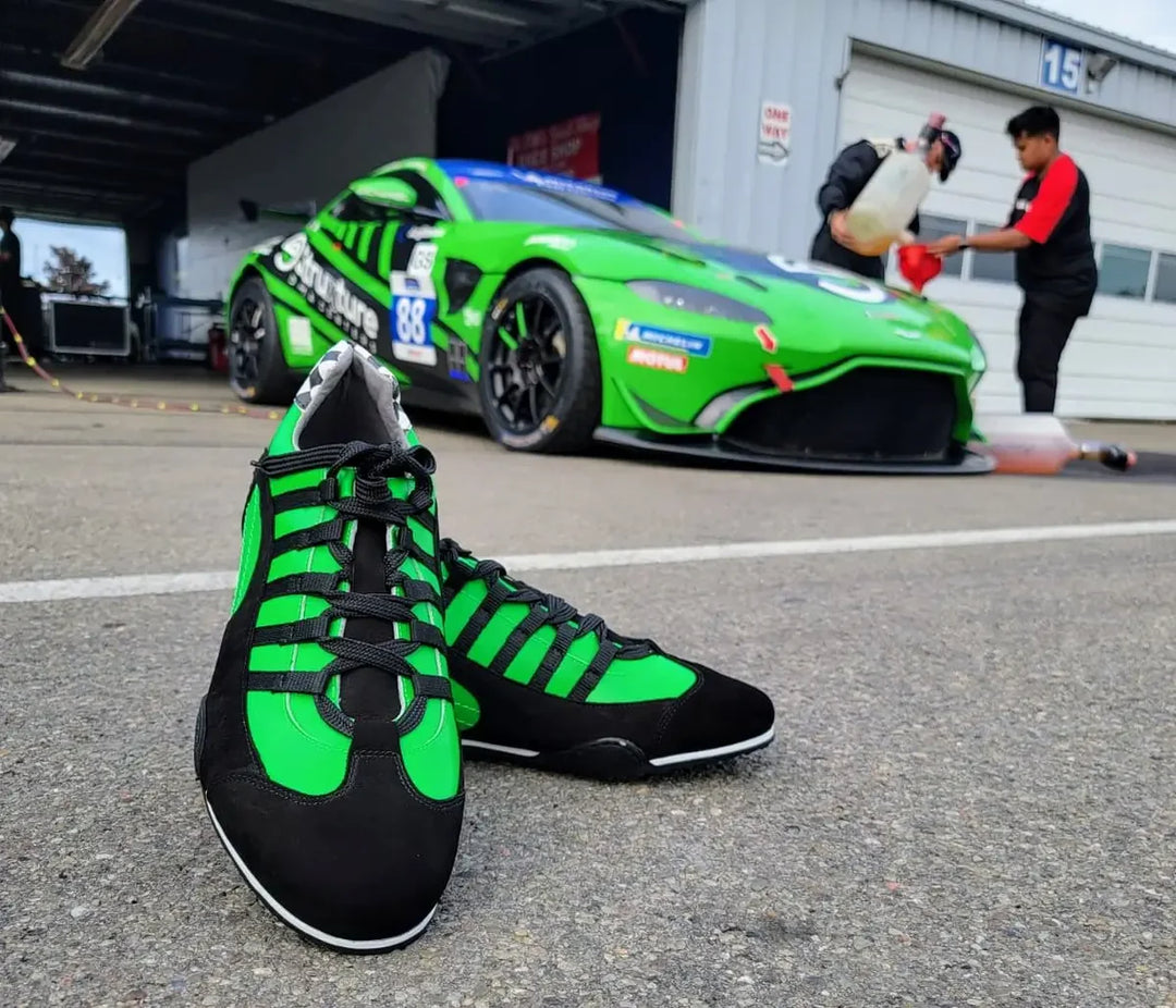 Men's Racing Sneaker in Green Hell