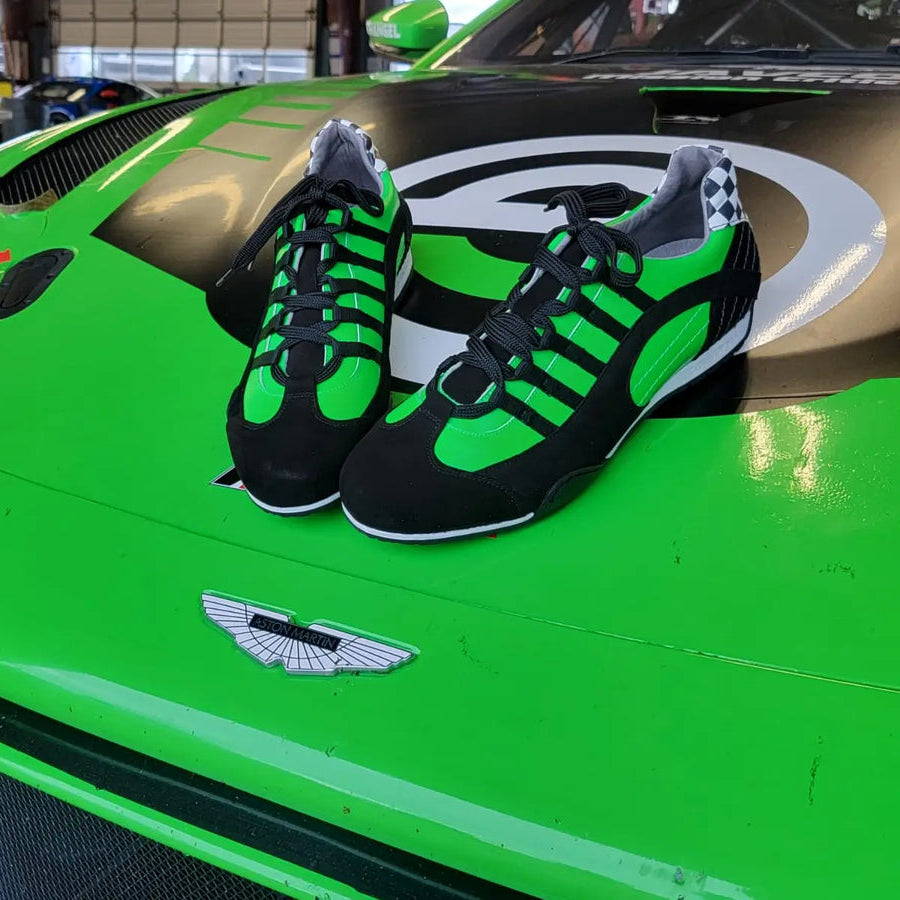 Men's Racing Sneaker in Green Hell