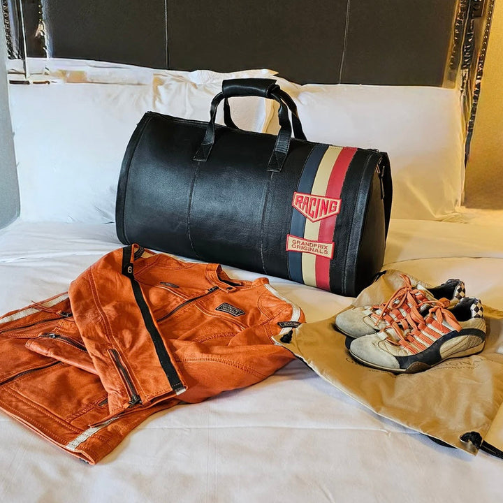 Vintage Leather Flat-Out Garment / Duffel Bag (Limited Edition, Numbered)