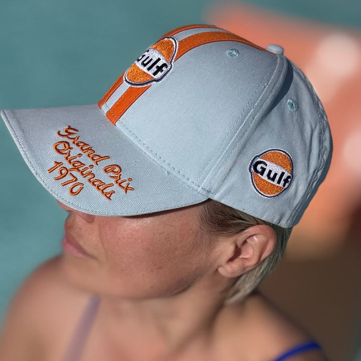 Gulf 1970 Baseball Cap / Hat in Gulf Blue