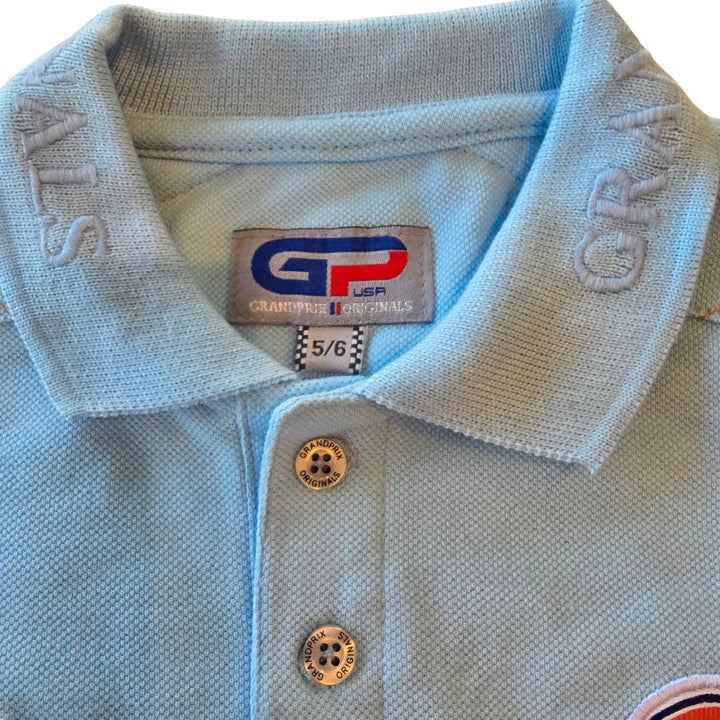Kids Gulf Polo in Gulf Blue