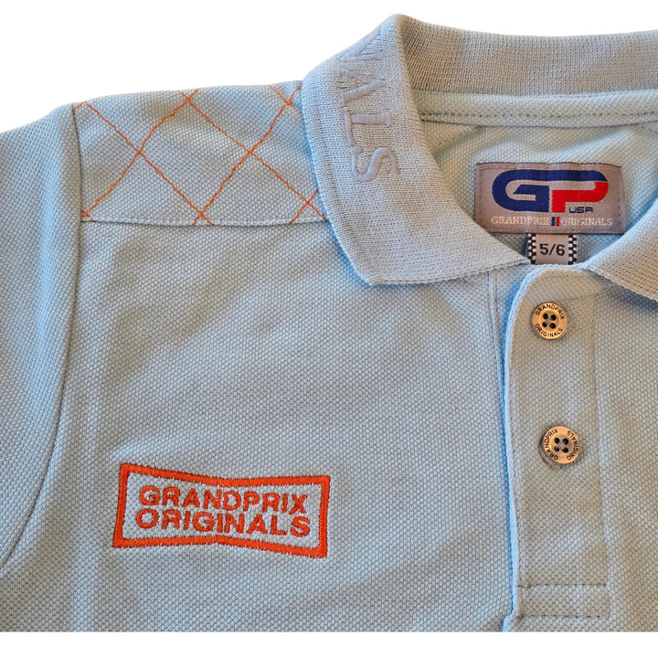 Kids Gulf Polo in Gulf Blue