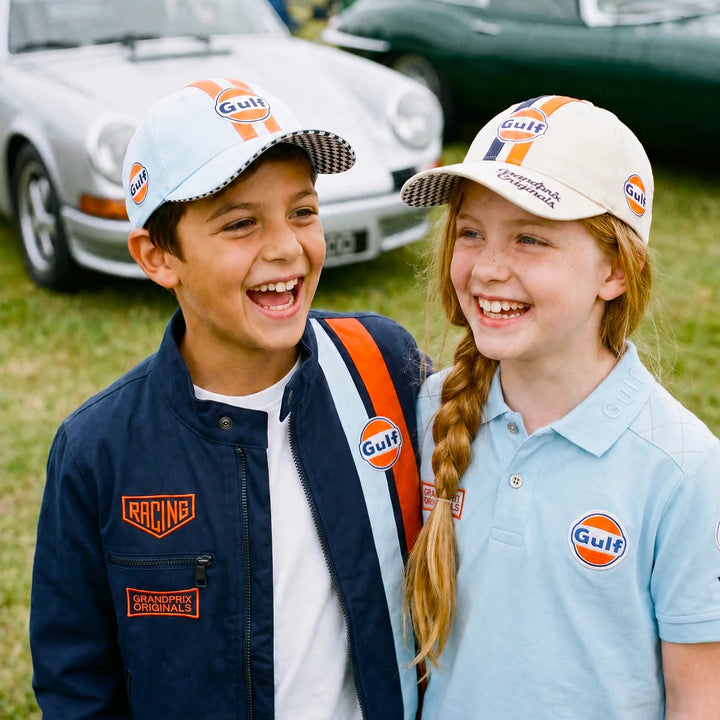 Kids Gulf 1970 Baseball Cap / Hat in Beige