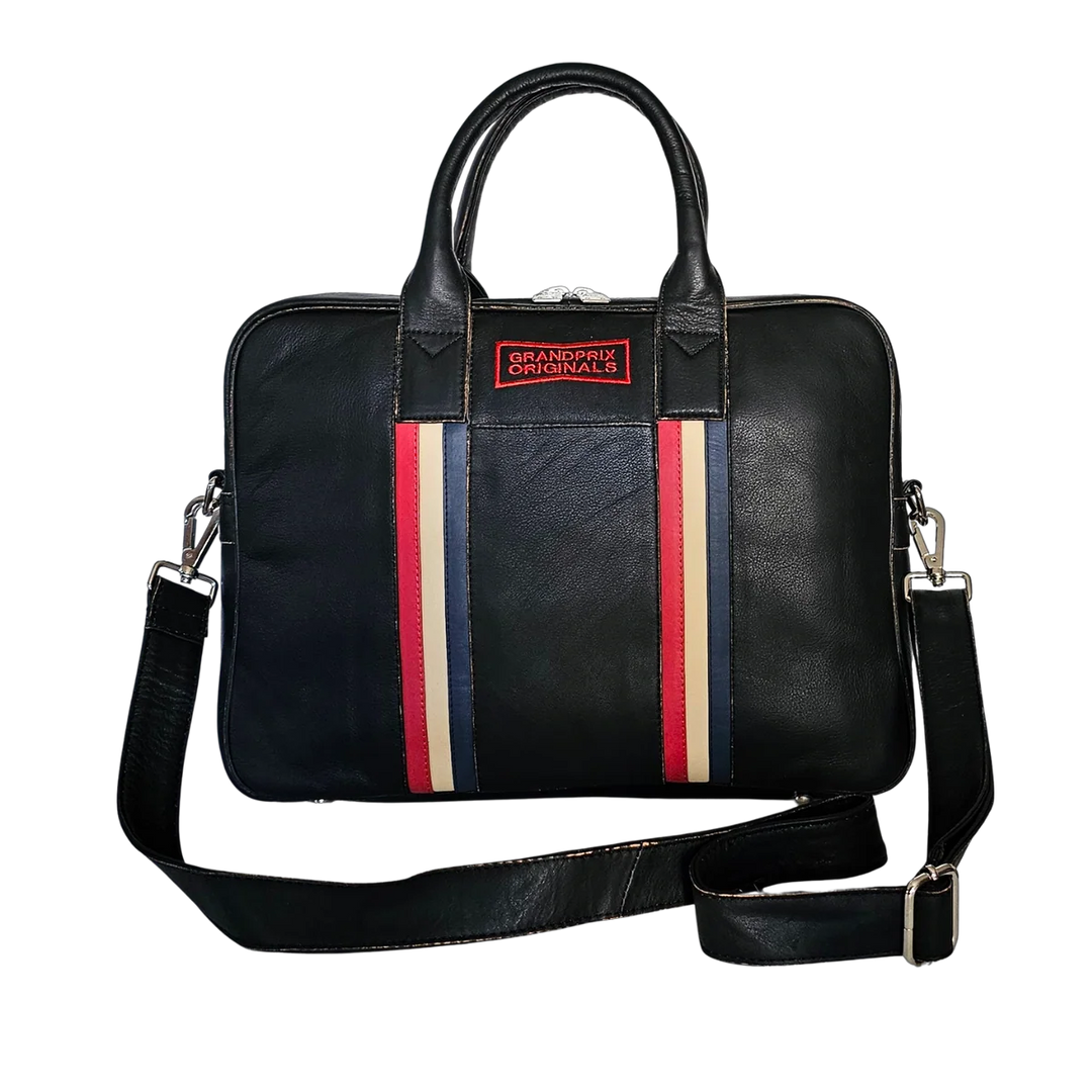 Vintage Leather Mission Possible Laptop Brief