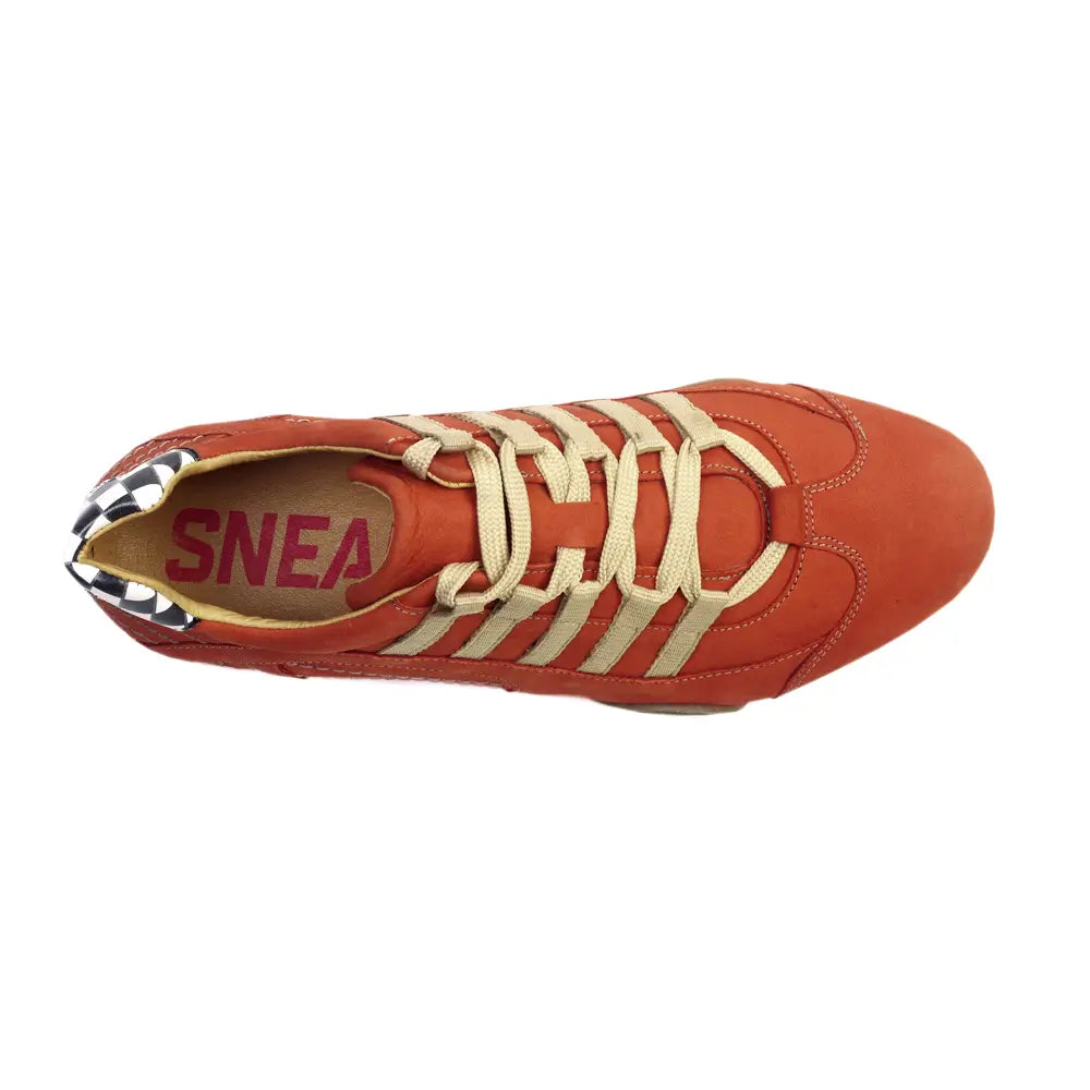 Men's Racing Sneaker in Vintage Orange
