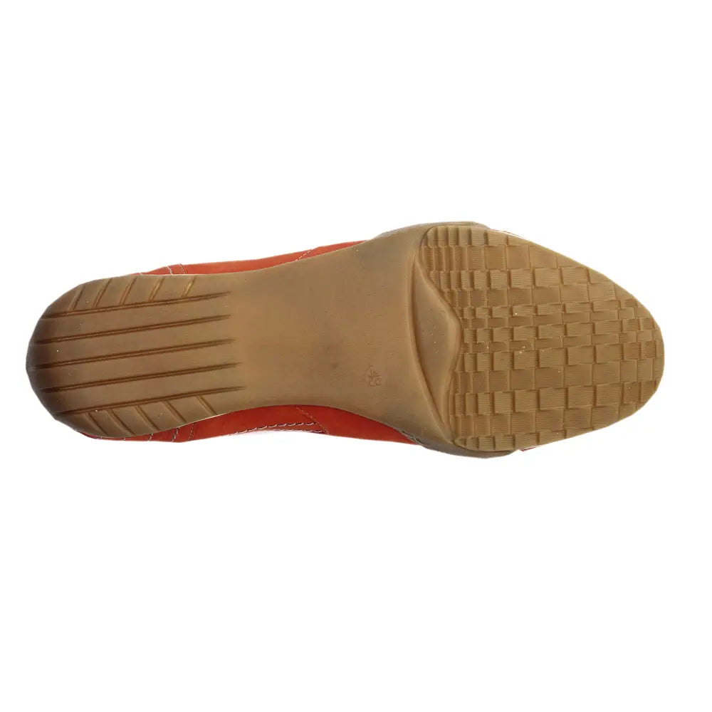 Men's Racing Sneaker in Vintage Orange
