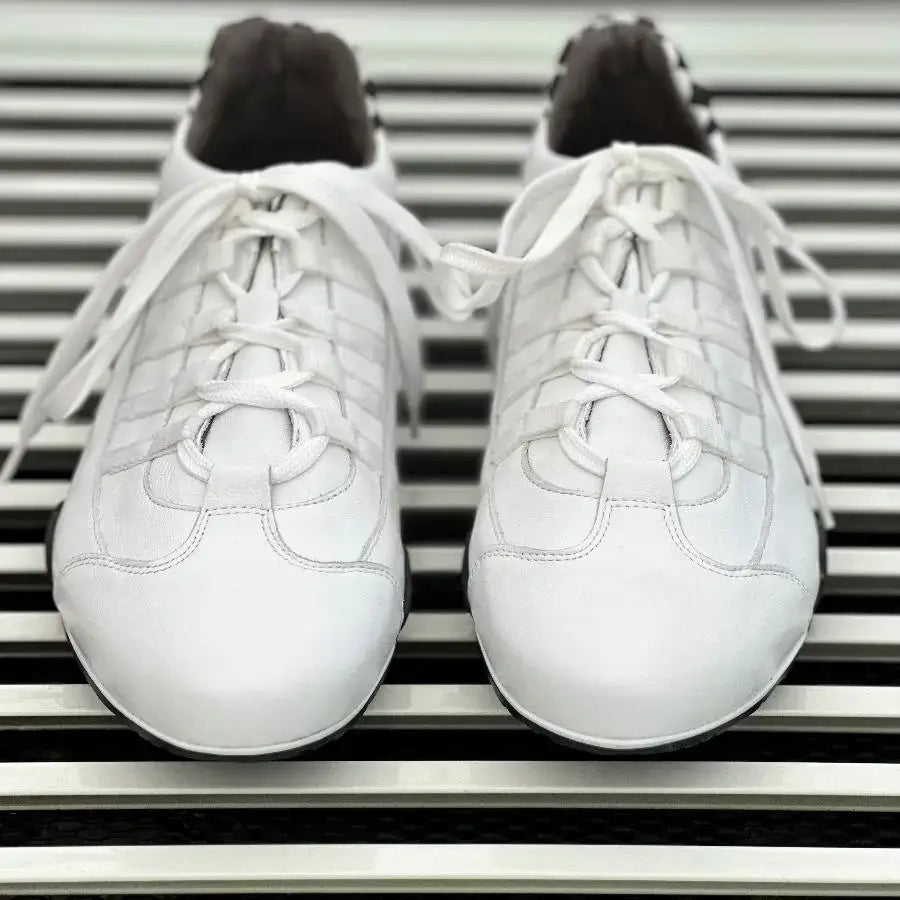 Women's Racing Sneaker in White