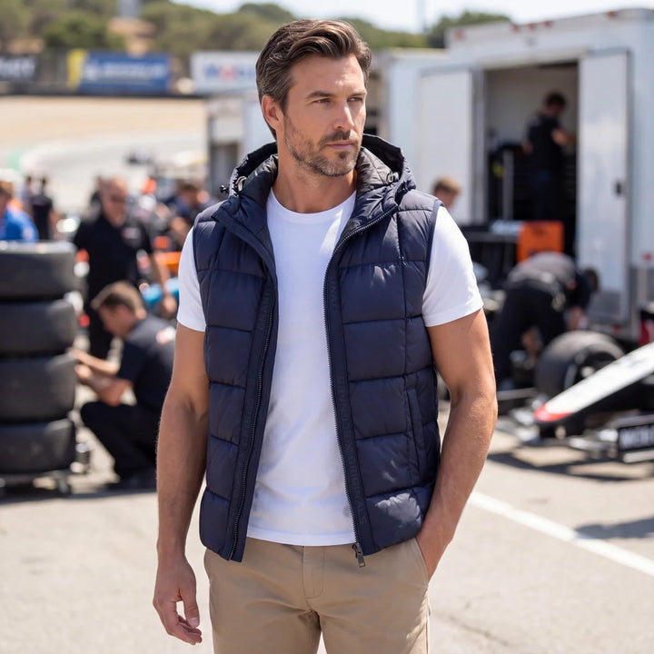 Road & Race Vest in Navy