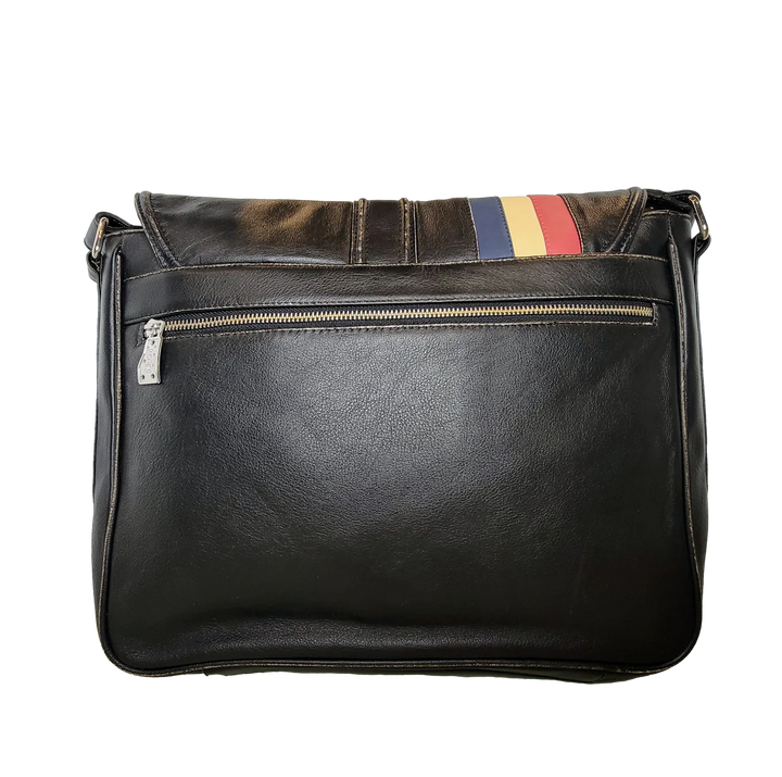 Vintage Leather Silverstone Messenger Bag
