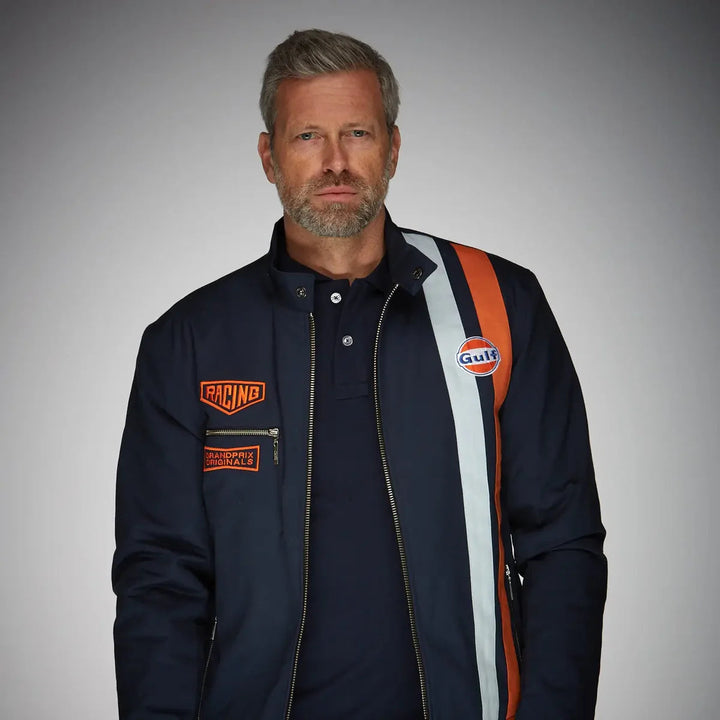 Gulf Roadmaster Cotton Jacket in Navy