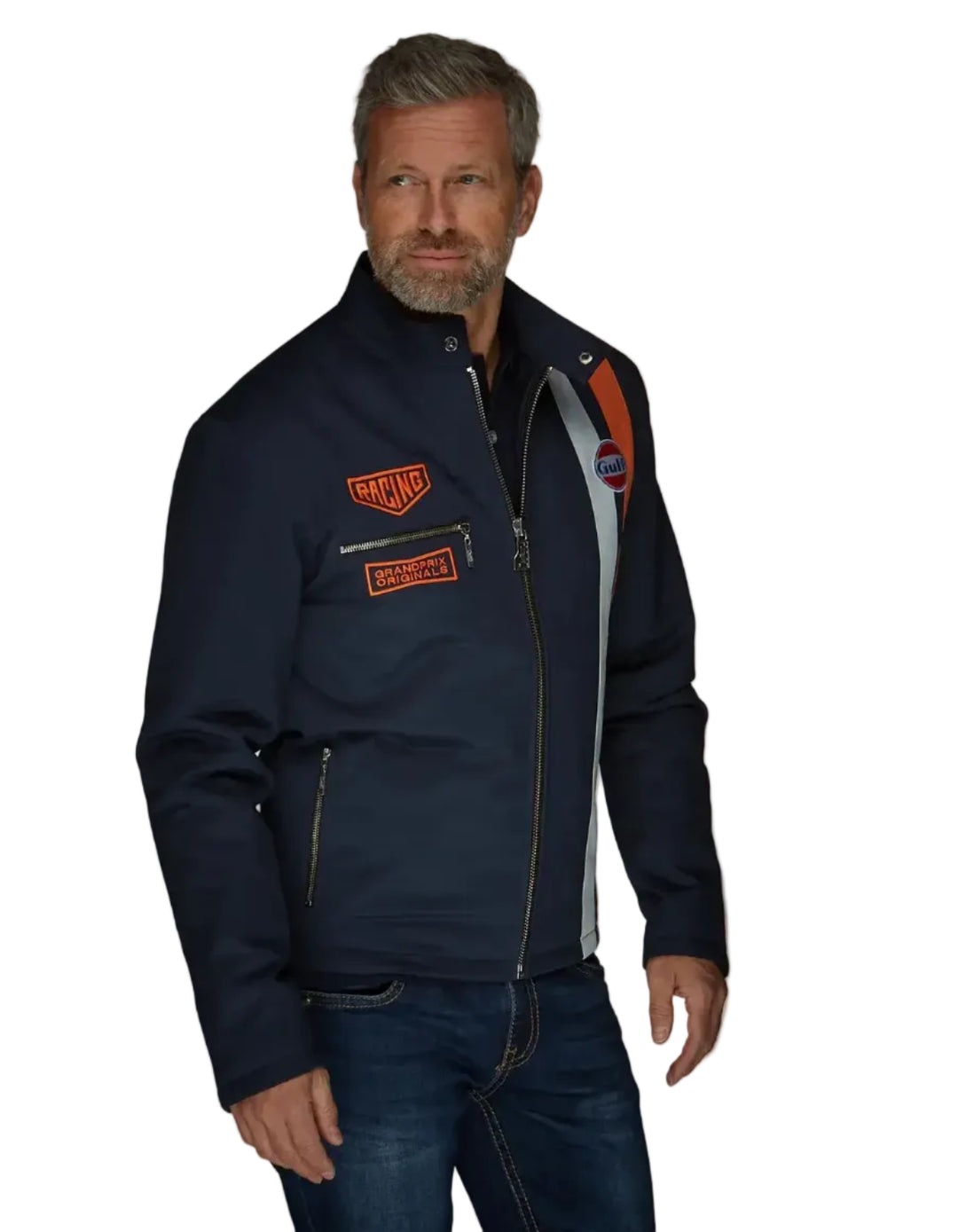 Gulf Roadmaster Cotton Jacket in Navy