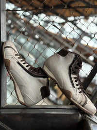 Men's GrandPrix High-Top Sneaker in Off White
