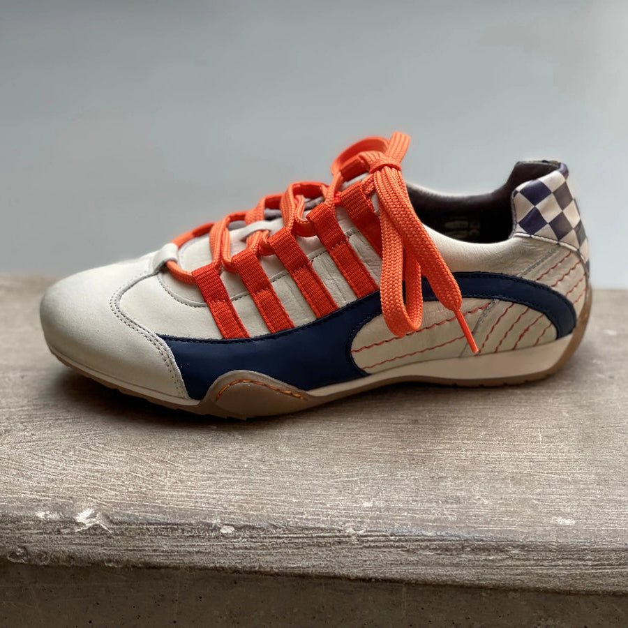 Women's Racing Sneaker in Racing Oil