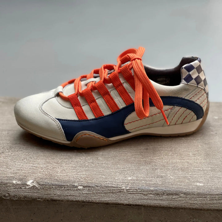 Women's Racing Sneaker in Racing Oil
