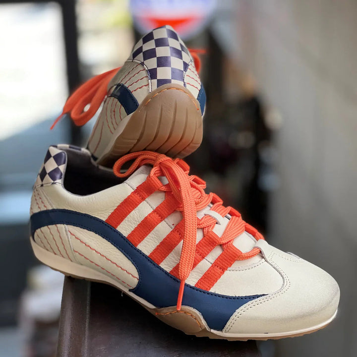 Women's Racing Sneaker in Racing Oil