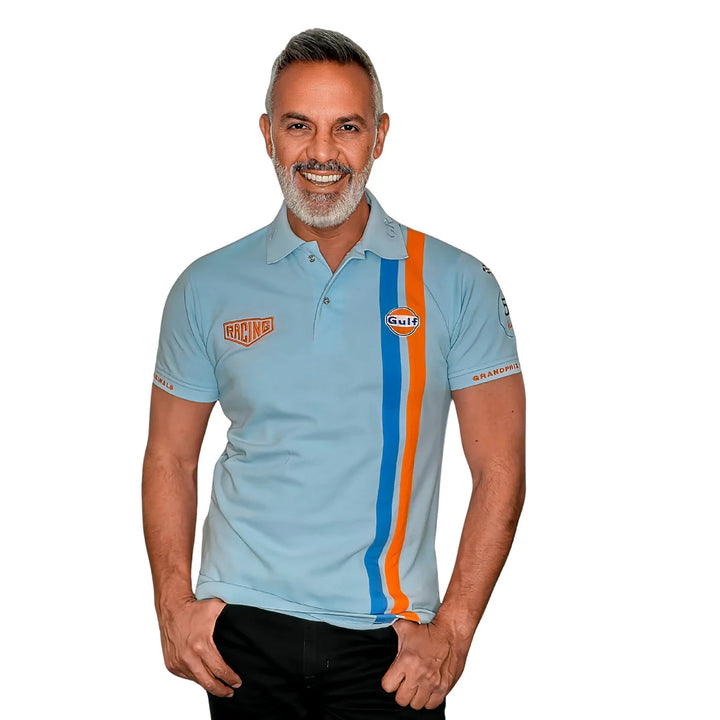 Gulf Roadmaster Polo in Gulf Blue