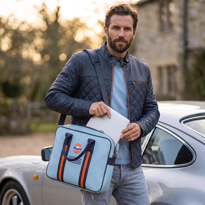 Gulf Mission Possible XL Laptop Brief in Gulf Blue
