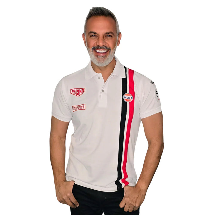 Gulf Roadmaster Polo in White