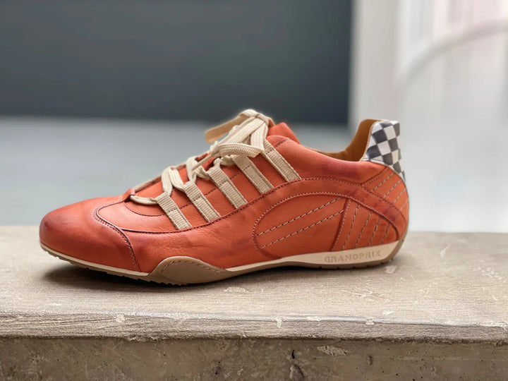 Men's Racing Sneaker in Vintage Orange